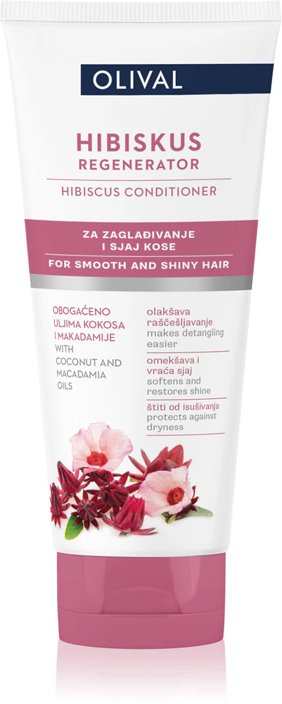 Olival Hibiscus Regenerating Conditioner for shiny and supple hair