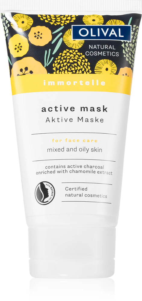Olival Immortelle Active Mask cleansing facial mask for oily and combination skin