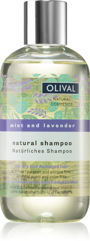 Olival Natural Mint and Lavender natural shampoo for dry and damaged hair