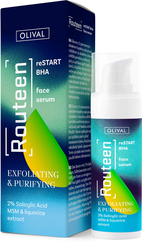 Olival Routes reSTART BHA facial serum with salicylic acid
