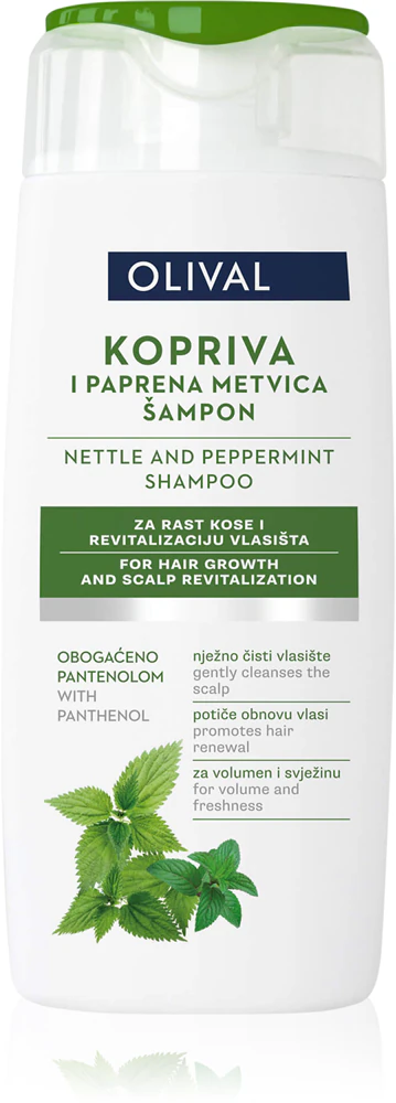 Olival Treatment Nettle and Peppermint Herbal shampoo with peppermint