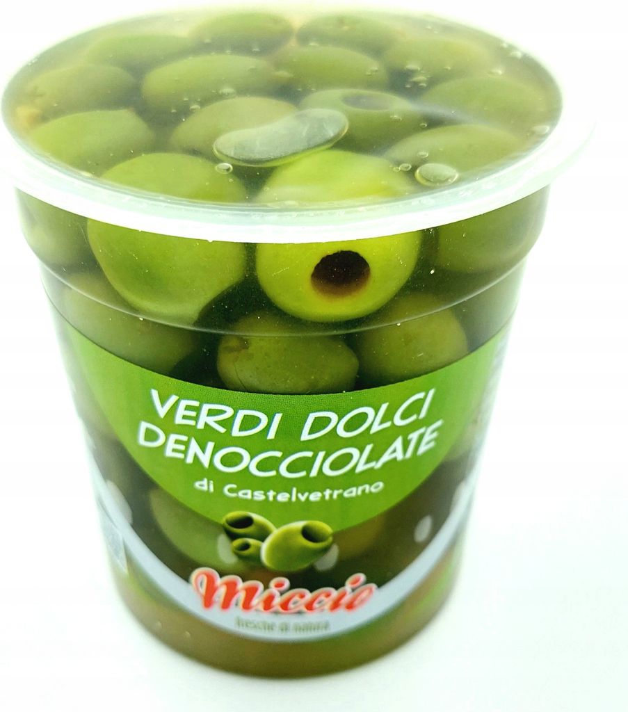 Olive Verdi Denocciolate Castello green olives 200g - Miccio 200g