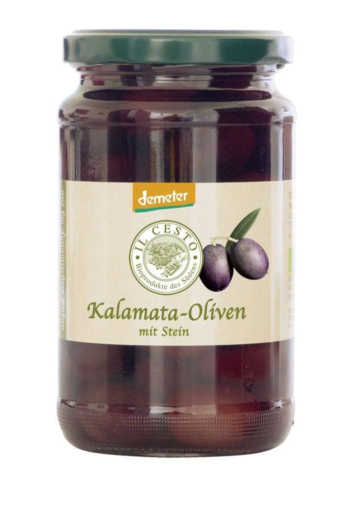 Il Cesto Kalamata olives in brine 320g