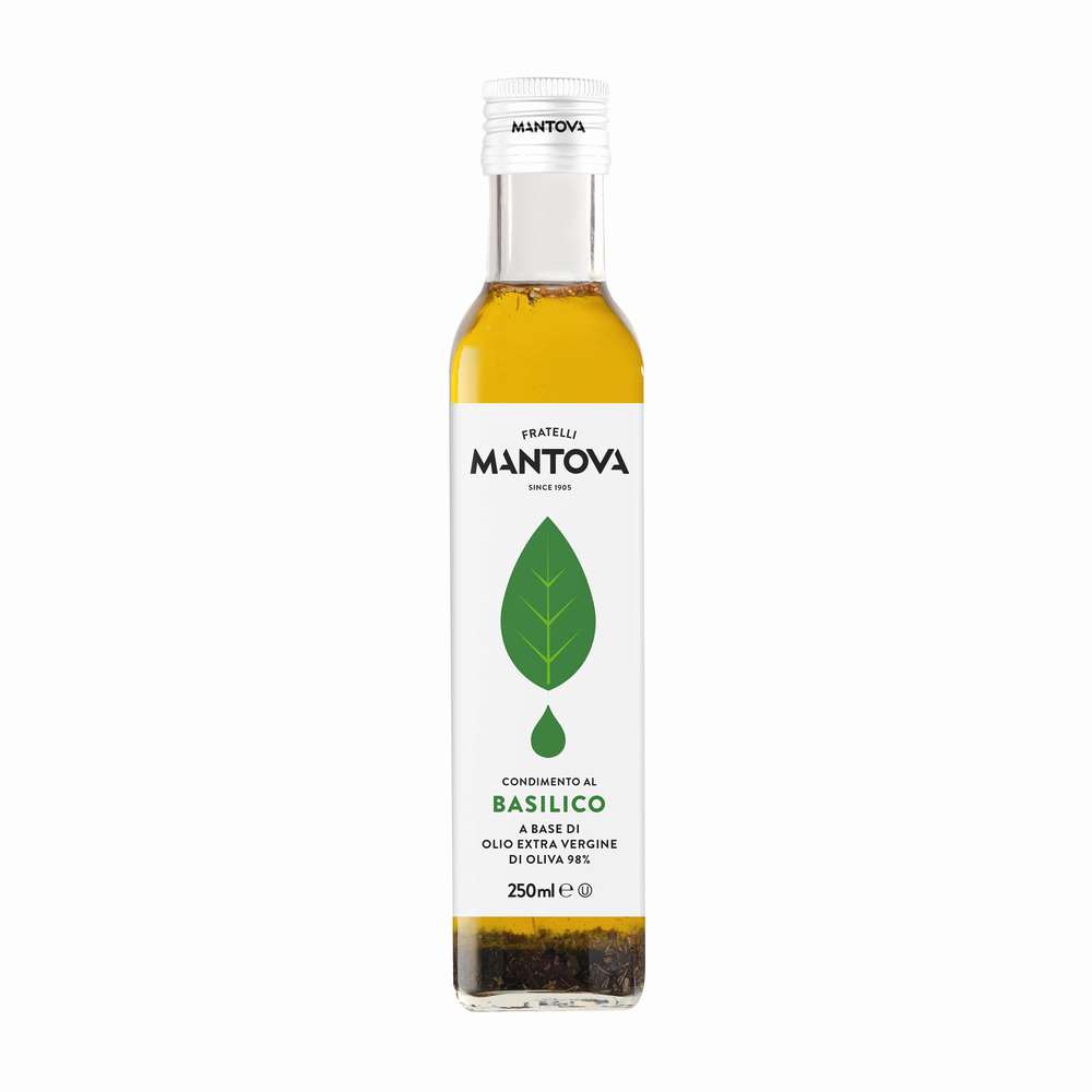 Mantova Olive oil basil, 250 ml