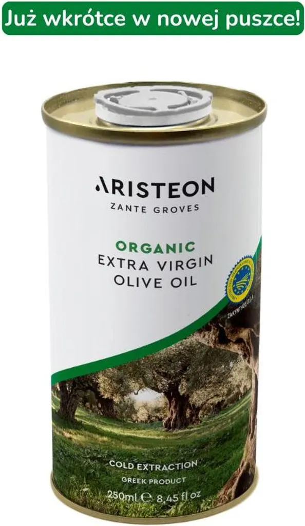 - Extra virgin olive oil 250 ml ARISTEON 250 ml