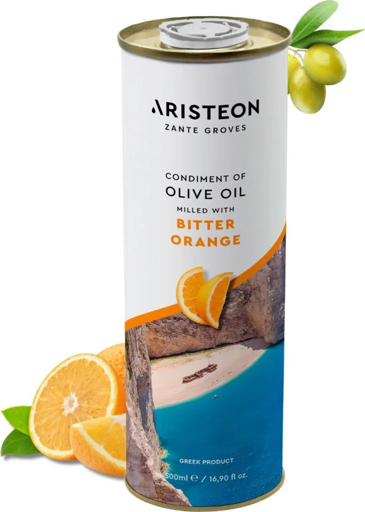 Olive oil with bitter orange 500 ml ARISTEON 500 ml