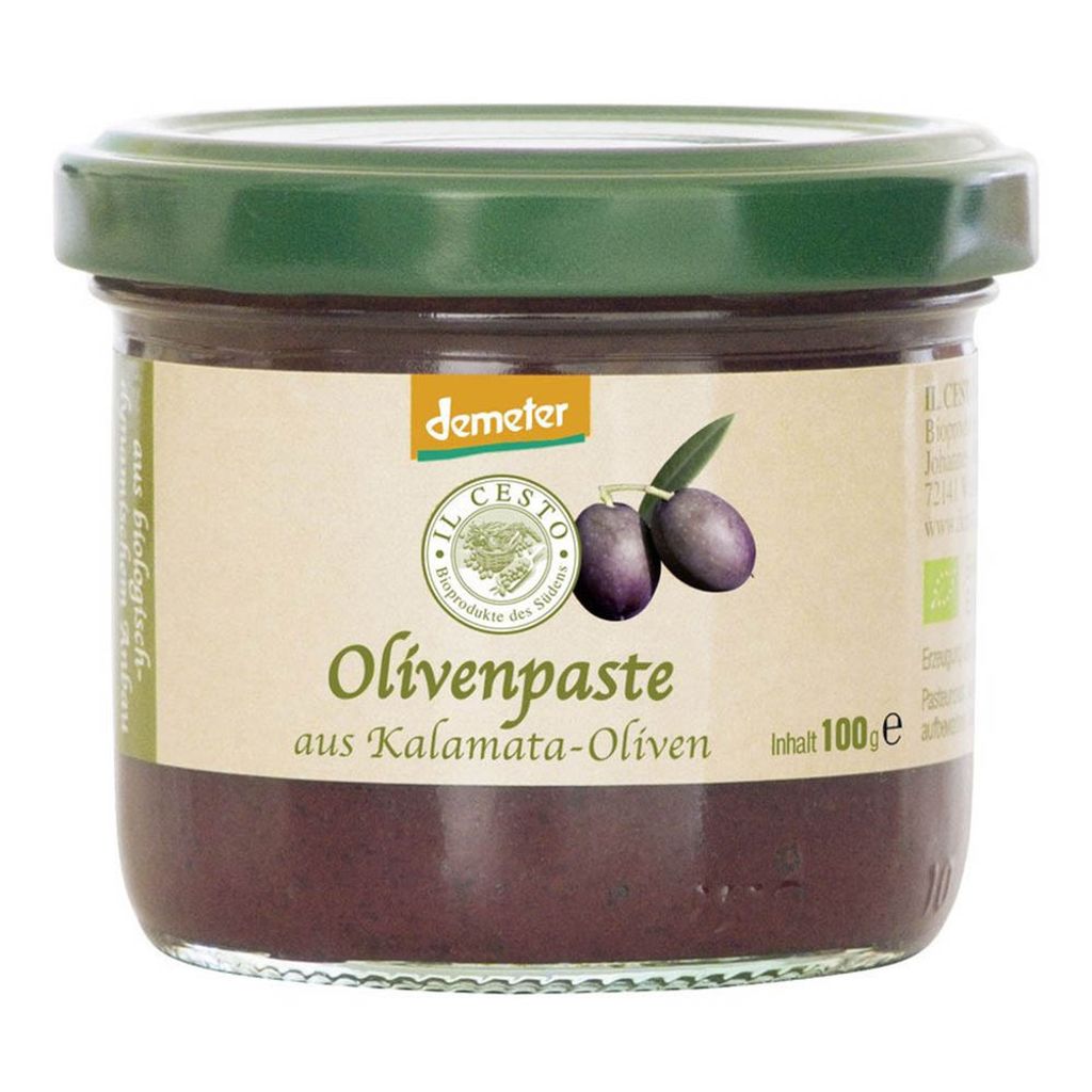 Il Cesto Olive paste made from black Kalamata olives 100g