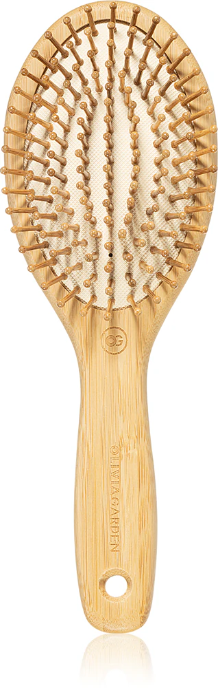 Olivia Garden Bamboo Touch Flat Brush for Hair and Scalp