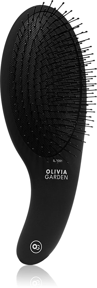 Olivia Garden Black Label CURVE Board&Nylon bristles hairbrush for easy combing of the hair