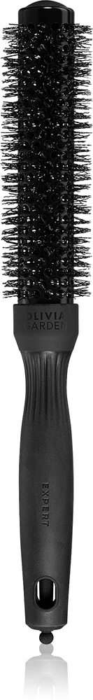 Olivia Garden Black Label Speed ​​Wavy Bristles Round Hairbrush for faster blow-dry styling