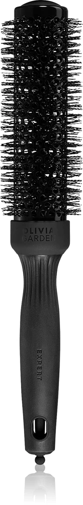 Olivia Garden Black Label Speed ​​Wavy Bristles Round hairbrush for faster blow-drying