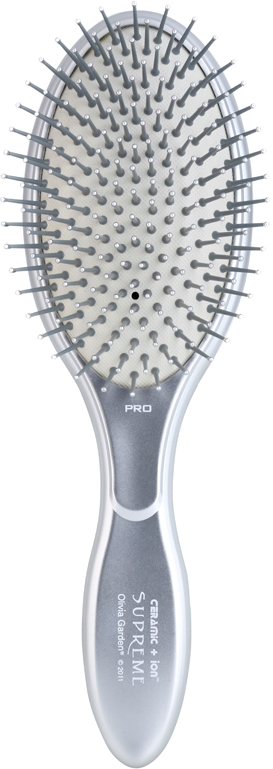 Olivia Garden Ceramic + Ion hairbrush with nylon colors