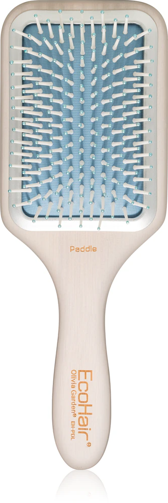 Olivia Garden EcoHair Flat brush for easy combing of the hair