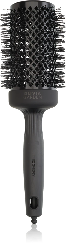 Olivia Garden Expert Blowout Shine Full Black Round Brush for Hair