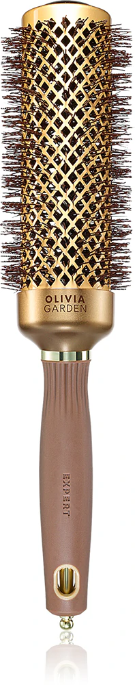 Olivia Garden Expert Blowout Speed ​​Gold&Brown Round Hairbrush