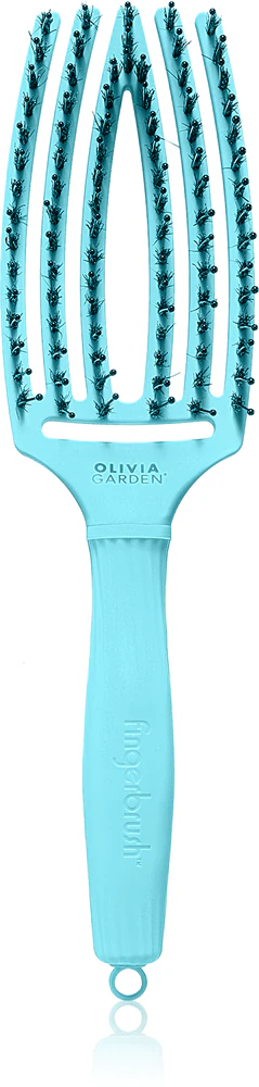 Olivia Garden Fingerbrush Boar & Nylon Hairbrush with nylon and boar bristles