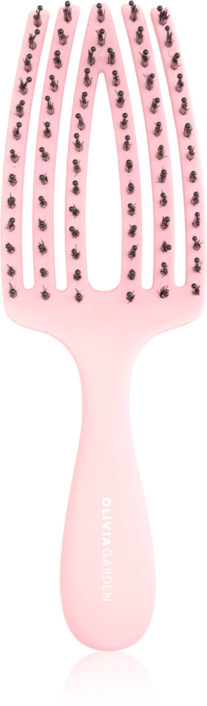 Olivia Garden Fingerbrush Kids Pink Hairbrush for children