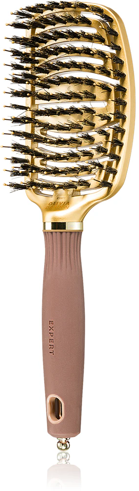 Olivia Garden NanoThermic Ceramic + Ion Flex Collection hairbrush with nylon and boar bristles