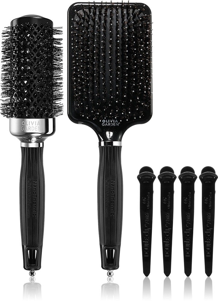 Olivia Garden NanoThermic Diego Fossa gift set for smooth styling and volume