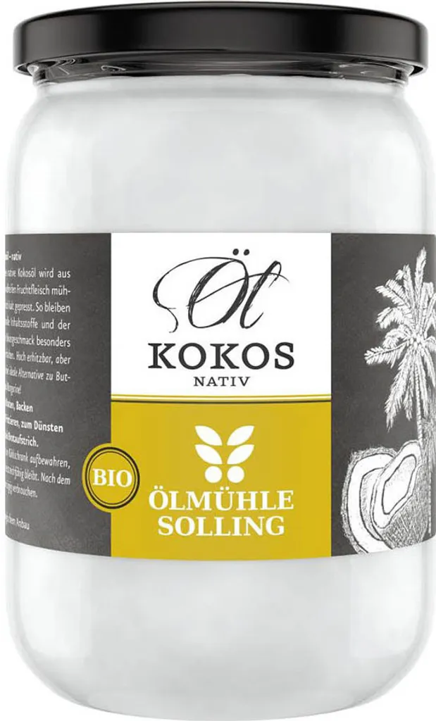 Ölmühle Solling Solling Oil Mill cold-pressed whole nut coconut oil 500ml