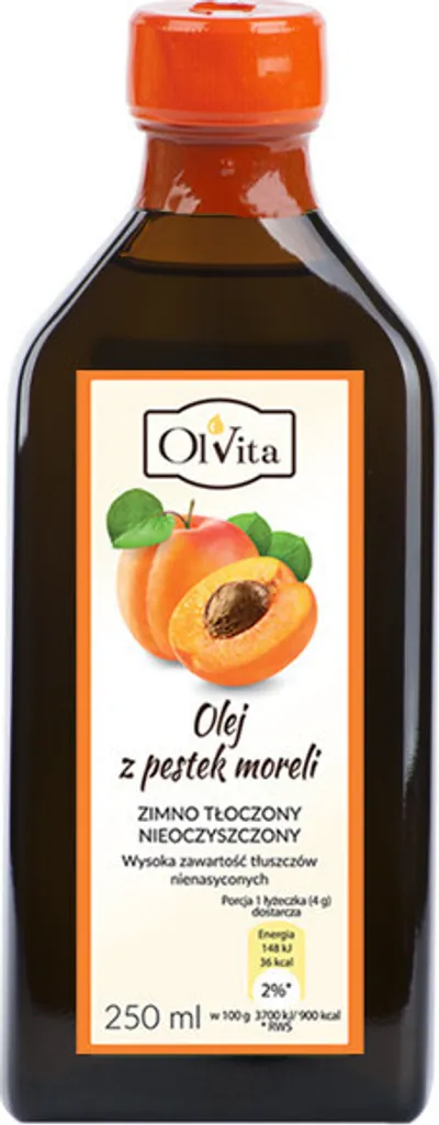 OLVITA cold pressed apricot kernel oil 250 ml