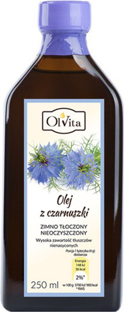 OLVITA Cold-pressed black cumin oil 250ml (Egypt)
