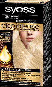 Syoss Oleo Intense 9-10 Light Blonde 115 ml, Pack of 3 (3 x 115 ml)