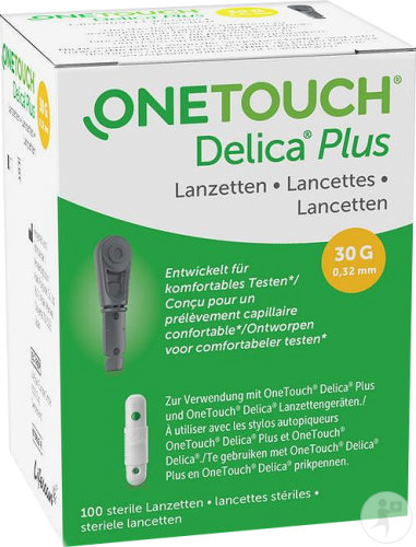 Onetouch Delica Plus Lancets 100 pieces