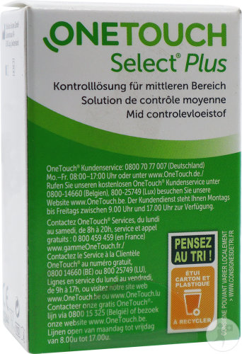 OneTouch Select Plus Control Solution, 1 x 3.75 ml