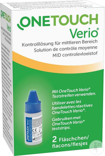 OneTouch Verio Control Solution Bottles 2x3.8ml