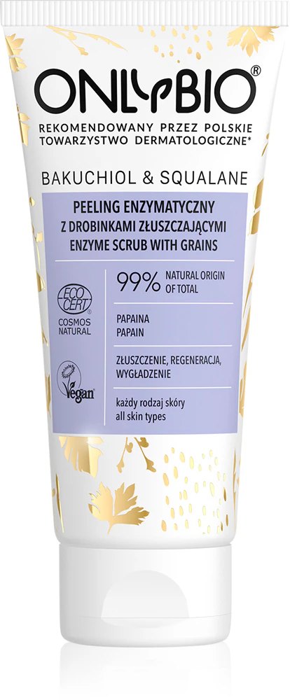 OnlyBio Bakuchiol & Squalane enzyme peeling for gentle and soft skin