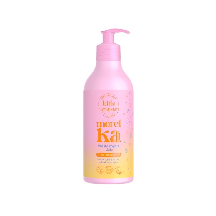 ONLYBIO Body in Balance Kids Fairytale Body Wash Gel for Children Apricot 400 ml