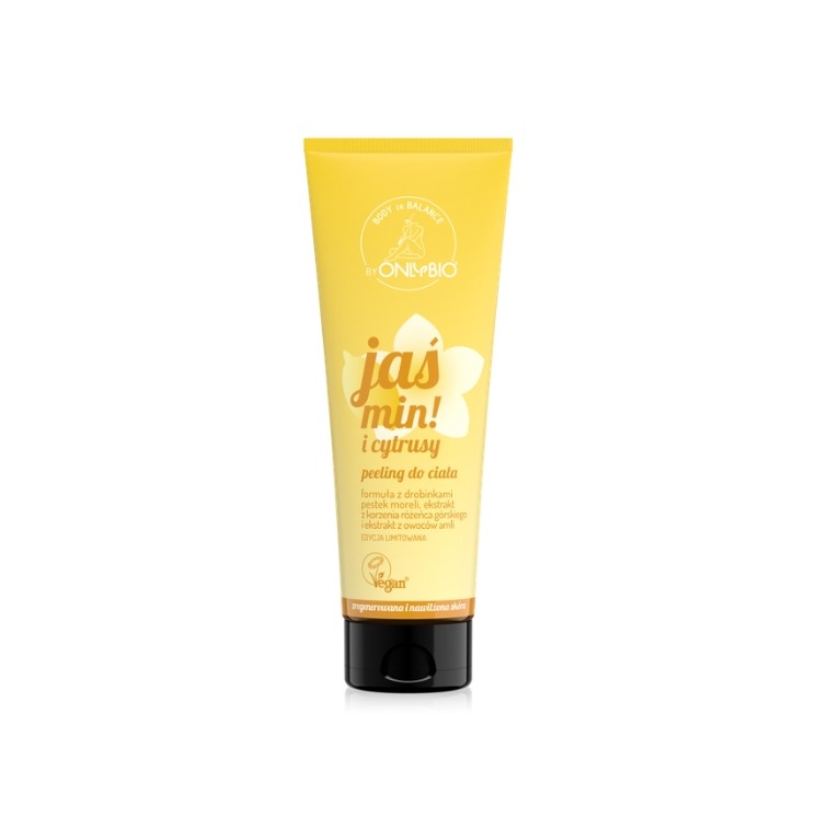 ONLYBIO Body in Balance Limited Edition Jasmine and Citrus Body Scrub 200 ml