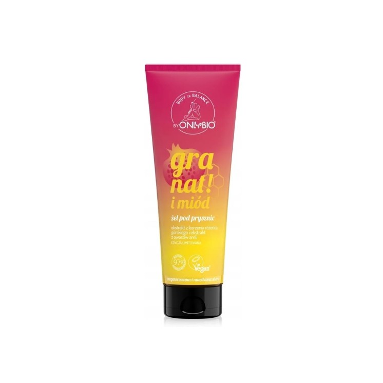 ONLYBIO Body in Balance Limited Edition Pomegranate and Honey Shower Gel 200 ml