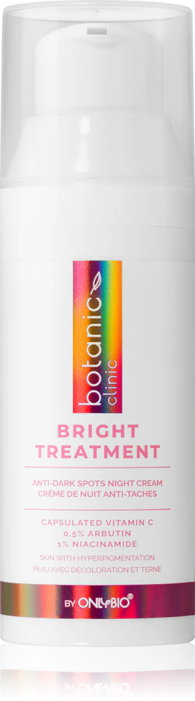 OnlyBio Botanic Clinic Bright Treatment night cream for dark spots