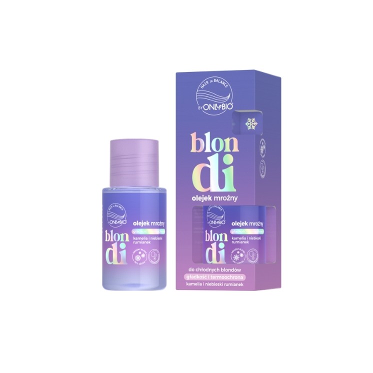 ONLYBIO Hair in Balance Blondi Frosty Hair Oil for Cool Blondes 20ml
