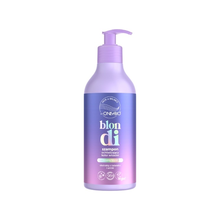ONLYBIO Hair in Balance Blondi Cooling Shampoo for Hair Color 400 ml