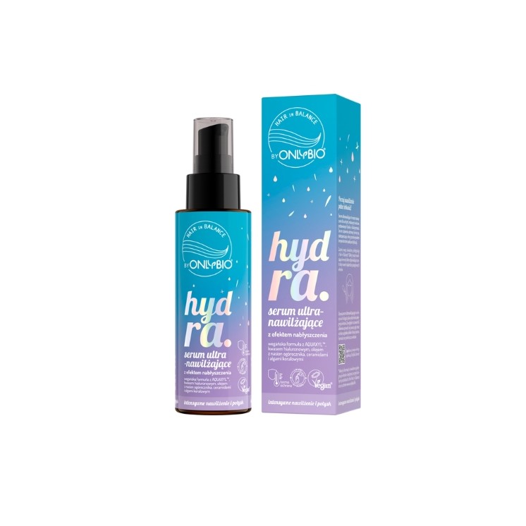 OnlyBio Hair in Balance Hydra Ultra-Moisturizing Hair Serum with Illuminating Effect 100 ml
