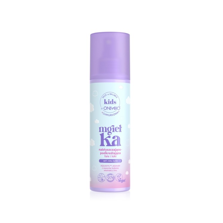 ONLYBIO Hair in Balance Kids Cloud Mist for gloss and definition of waves and curls 200 ml