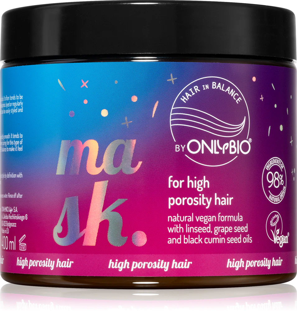 OnlyBio Hair in Balance nourishing mask for dry hair