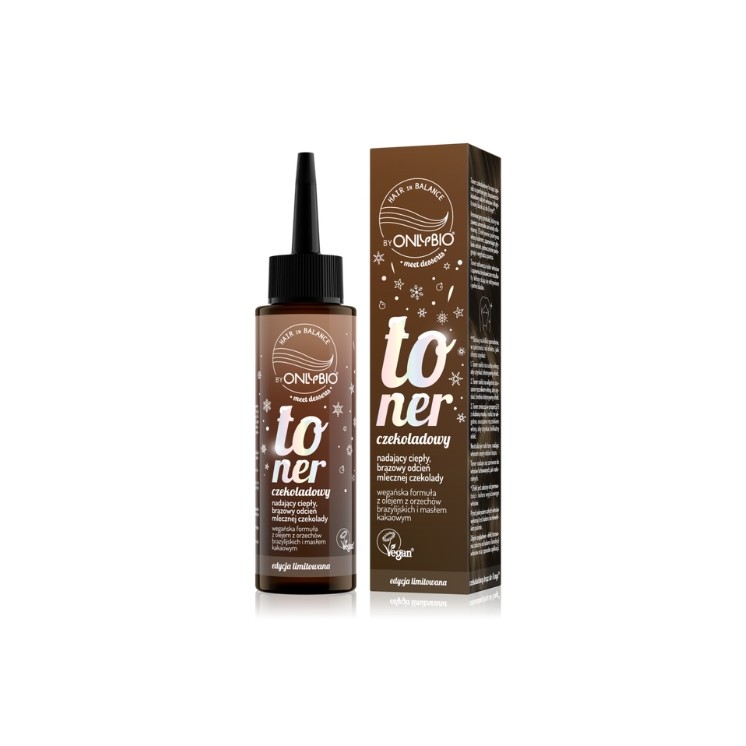 OnlyBio Hair in Balance Chocolate Hair Toner Christmas Edition 100 ml