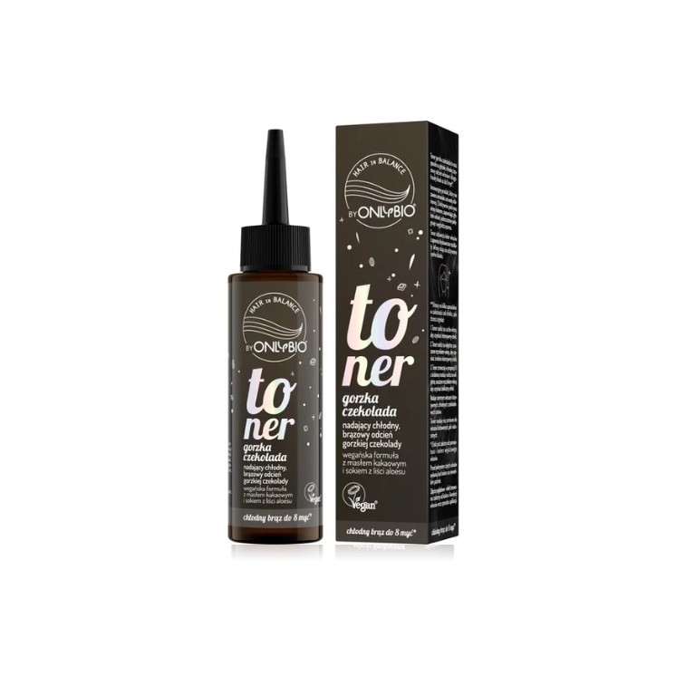 OnlyBio Hair in Balance Hair Toner Dark Chocolate Christmas Edition 100 ml