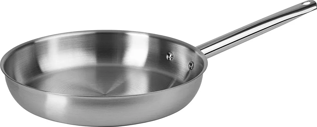 ONVAYA® Stainless Steel Frying Pan 28cm | Frying Pan | Uncoated | Induction & Oven Safe