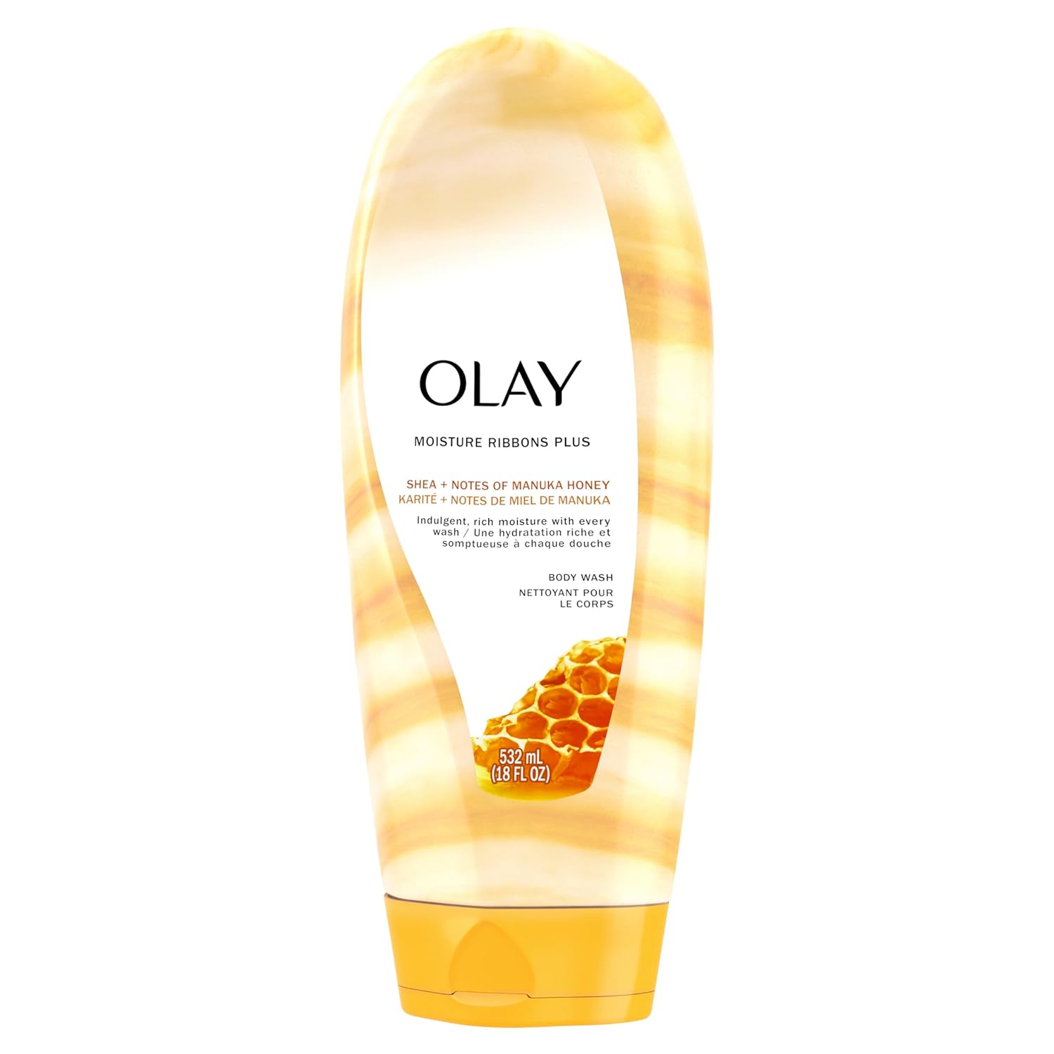 Olay 2-in-1 Essential Oils Ribbons Sunflower Oil + Refreshing Nectarine Moisturizing Body Wash 18 Oz by Olay