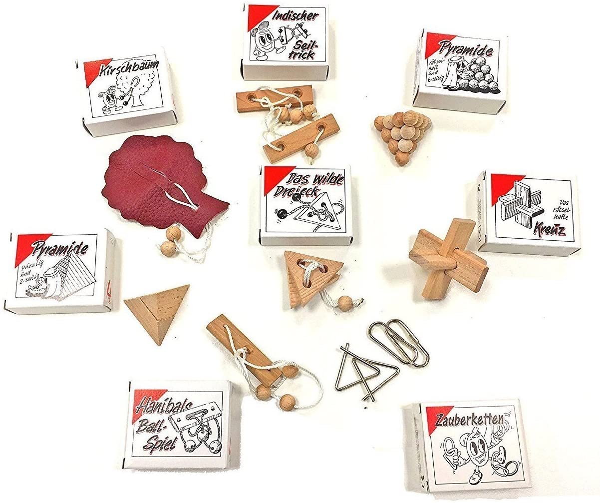 Gico Puzzle Classic Sets-Various Giveaways-Games Individually Packed Includ