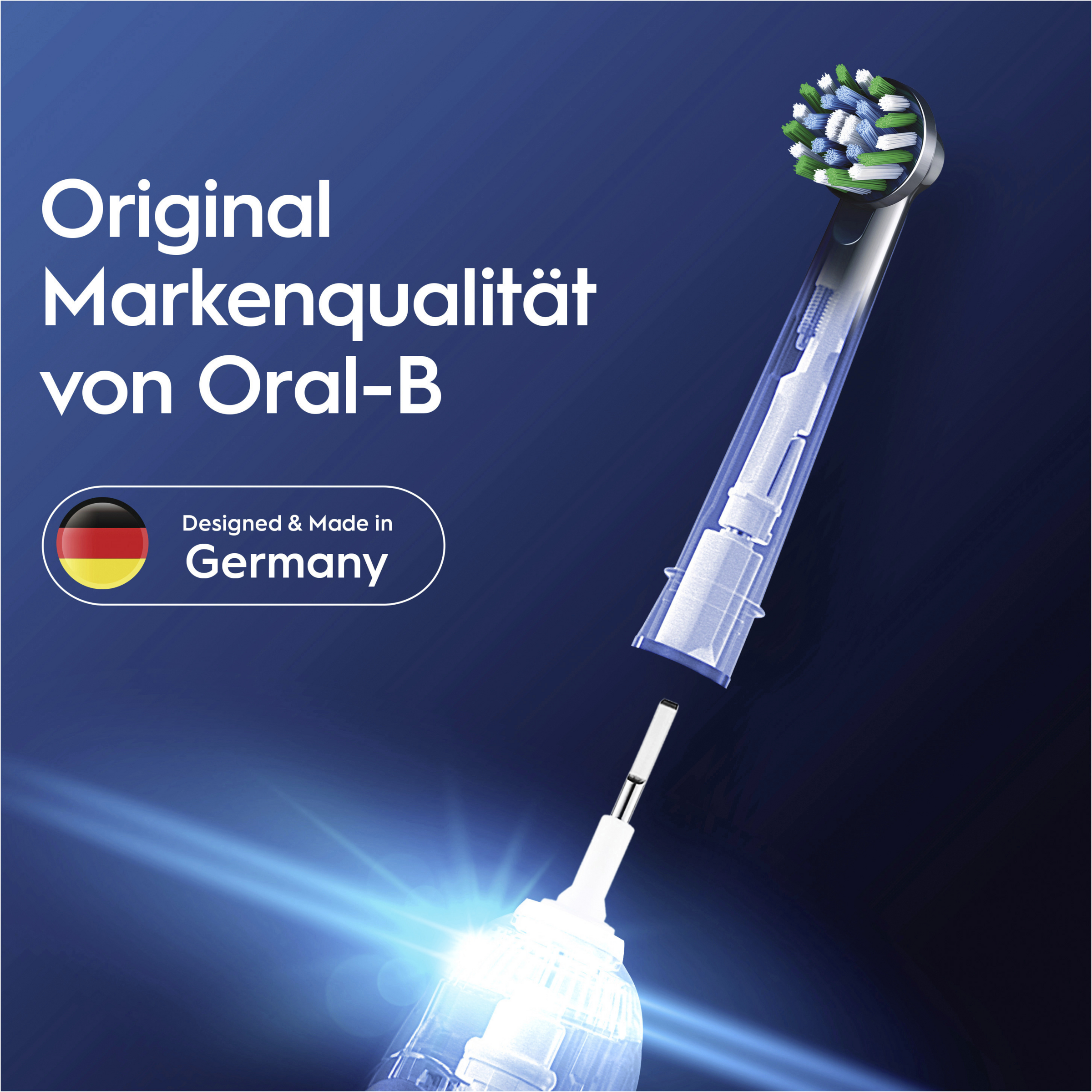 Oral-B Pro CrossAction brush heads, black