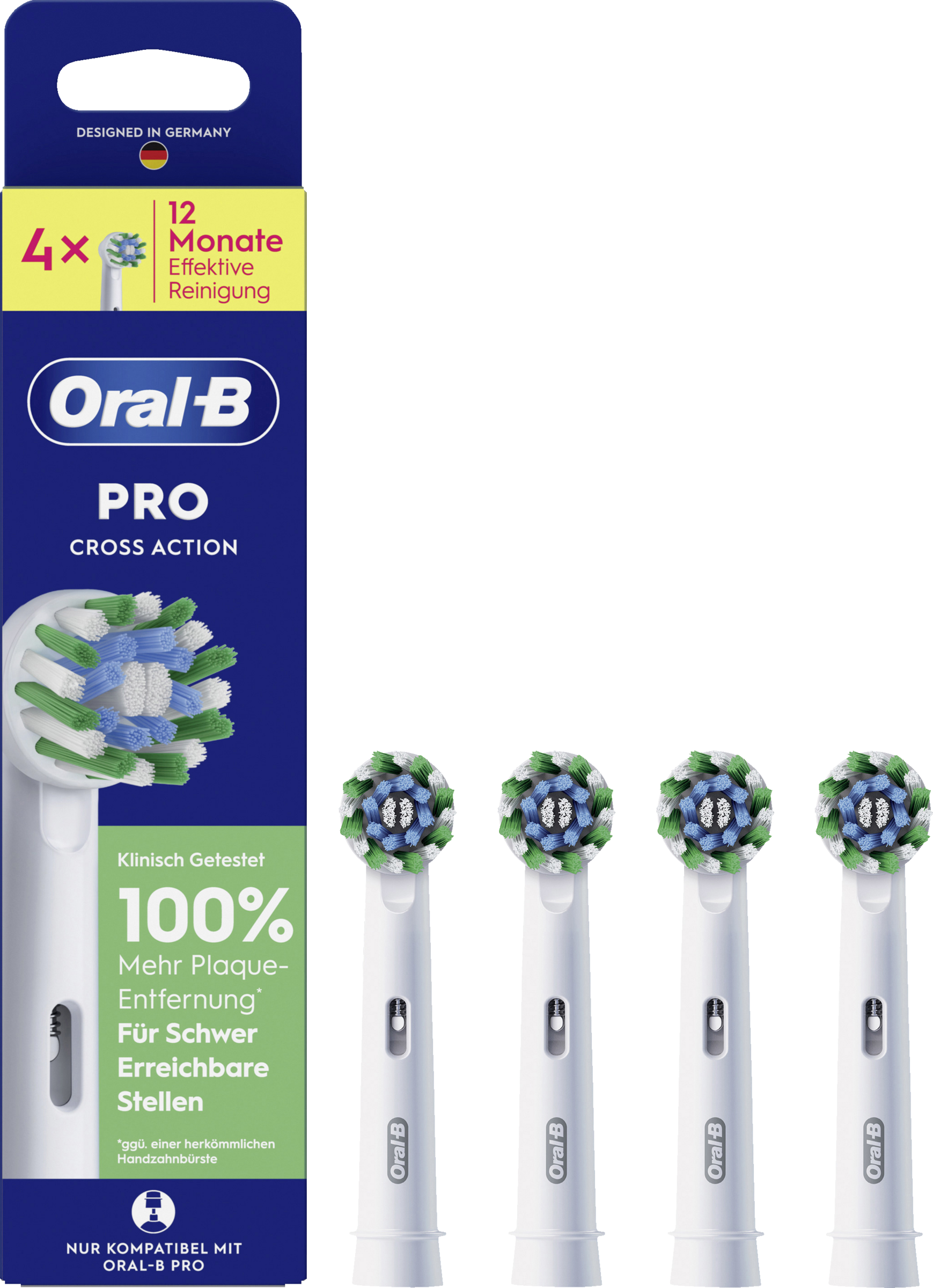 Oral-B Pro CrossAction white brush heads