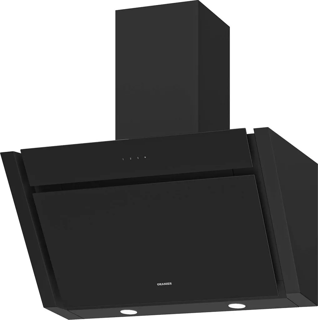 Oranier MEBA75S2 Head-free extractor hood 75 cm pureBLACK