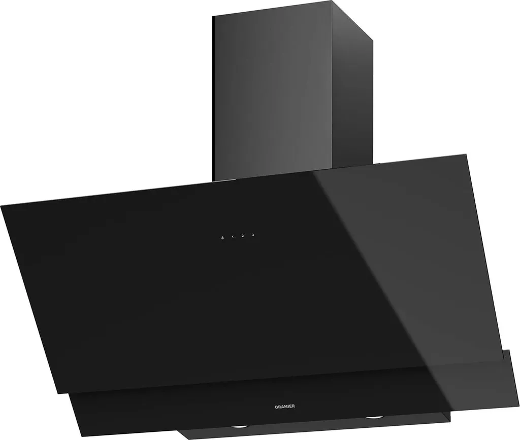 Oranier MIRAN90S1 90 cm head-free extractor hood, pureBlack