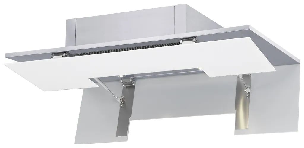Oranier Quadra - 8686 11 Ceiling Hood 100 cm Stainless Steel/White